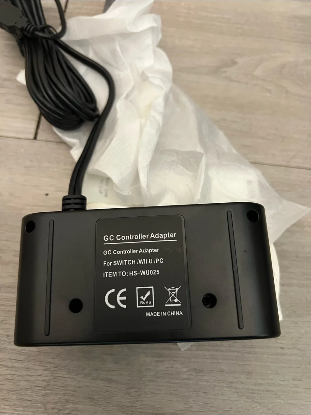 Nintendo GameCube Controller Adapter for Switch/Wii U & PC New open Box